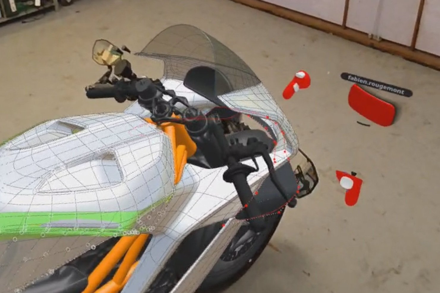 VR session with Fabien Rougemont